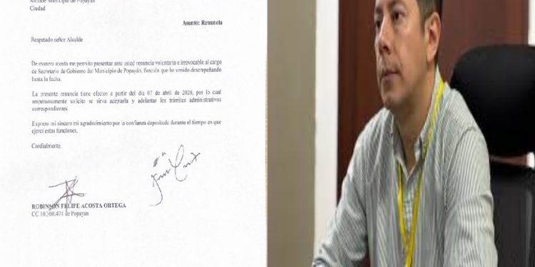 *El Listón Queda Alto: La Renuncia que Sacude la Seguridad en Popayán*