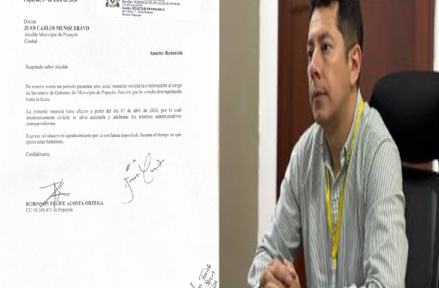 *El Listón Queda Alto: La Renuncia que Sacude la Seguridad en Popayán*