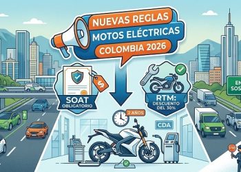Motos eléctricas en Colombia: Se acaba la excepción para el SOAT y la Técnico-Mecánica